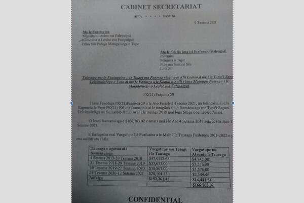 image of Cabinet approved close to $170,000 back pay for reinstated Police Inspector 