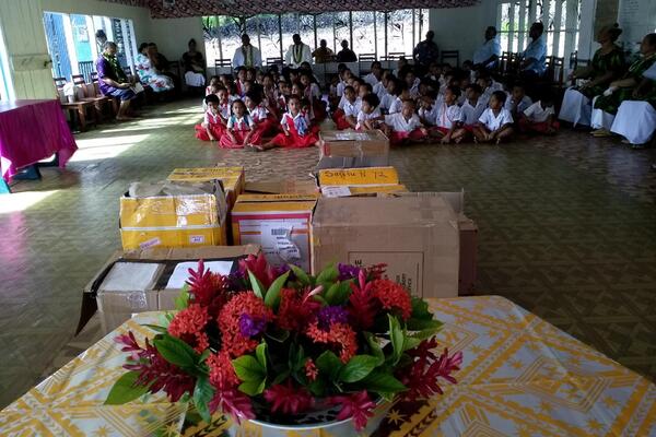 image of Auala Primary School receives laptops donated by the Germany Government 